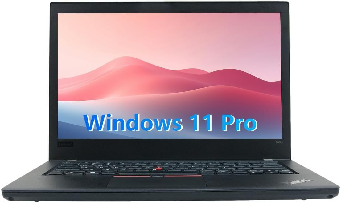 Lenovo ThinkPad T480 Ordinateur portable professionnel, ordinateur portable FHD 14", Intel Core i5-8250U, 16 Go de RAM, 512 Go SSD, clavier QWERTY américain, Windows 11 Pro (renouvelé)