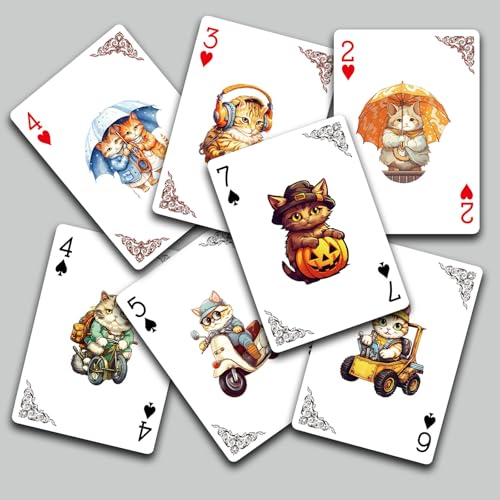 Baraja de Poker The World of Cats con 54 Cartas miniatura 4