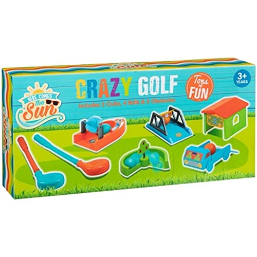 Scotrade New Fabulous Crazy Golf Set 2 x Clubs 4 x Balls 5 x Obstacles For years 3+.