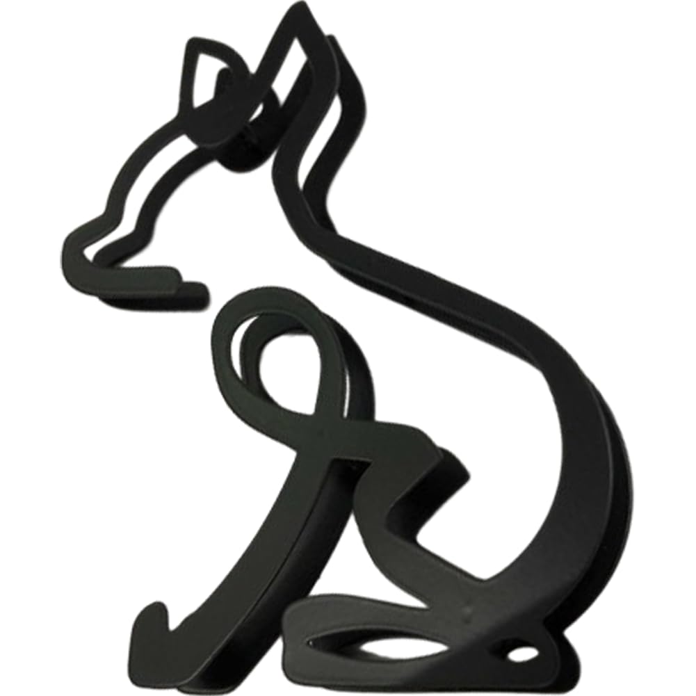 Pinicecore Black 1Pc Wrought Iron Dog Ornaments Chihuahua Dog Metal Art Sculpture Figurines Home Desk Decoration