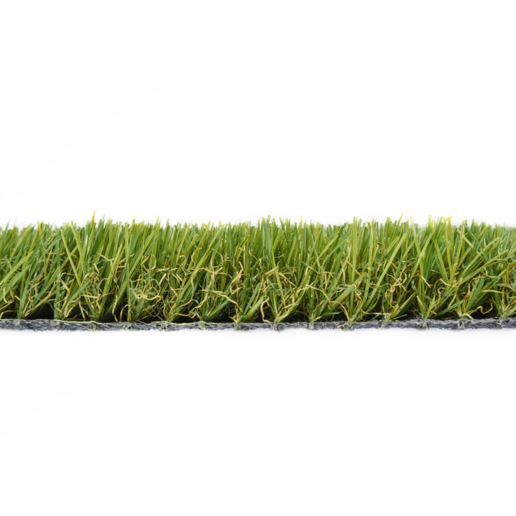 BONERVA Costa Nature Césped Artificial 30 mm 2 x 10 m, Alta Densidad, Rollo para Jardín, Terraza y Balcón Exterior, Aspecto Natural, Bajo Mantenimiento