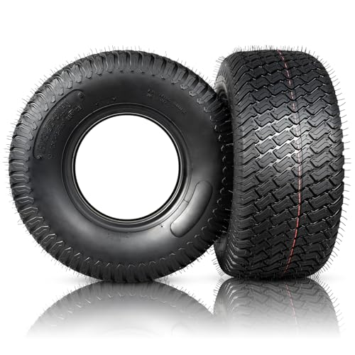 PROPARTS 18x8.50-8 Lawn Mower Tires - 4PR 18x8.5-8 Tire for Garden & Tractor, 815lbs Capacity, Fits Grass Mud Hilly Terrain, Set of 2