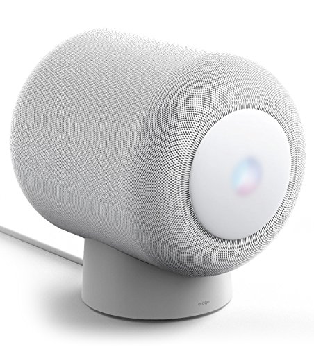 elago HomePod Stand [White] –[No Sound Interruption] [Proper EQ