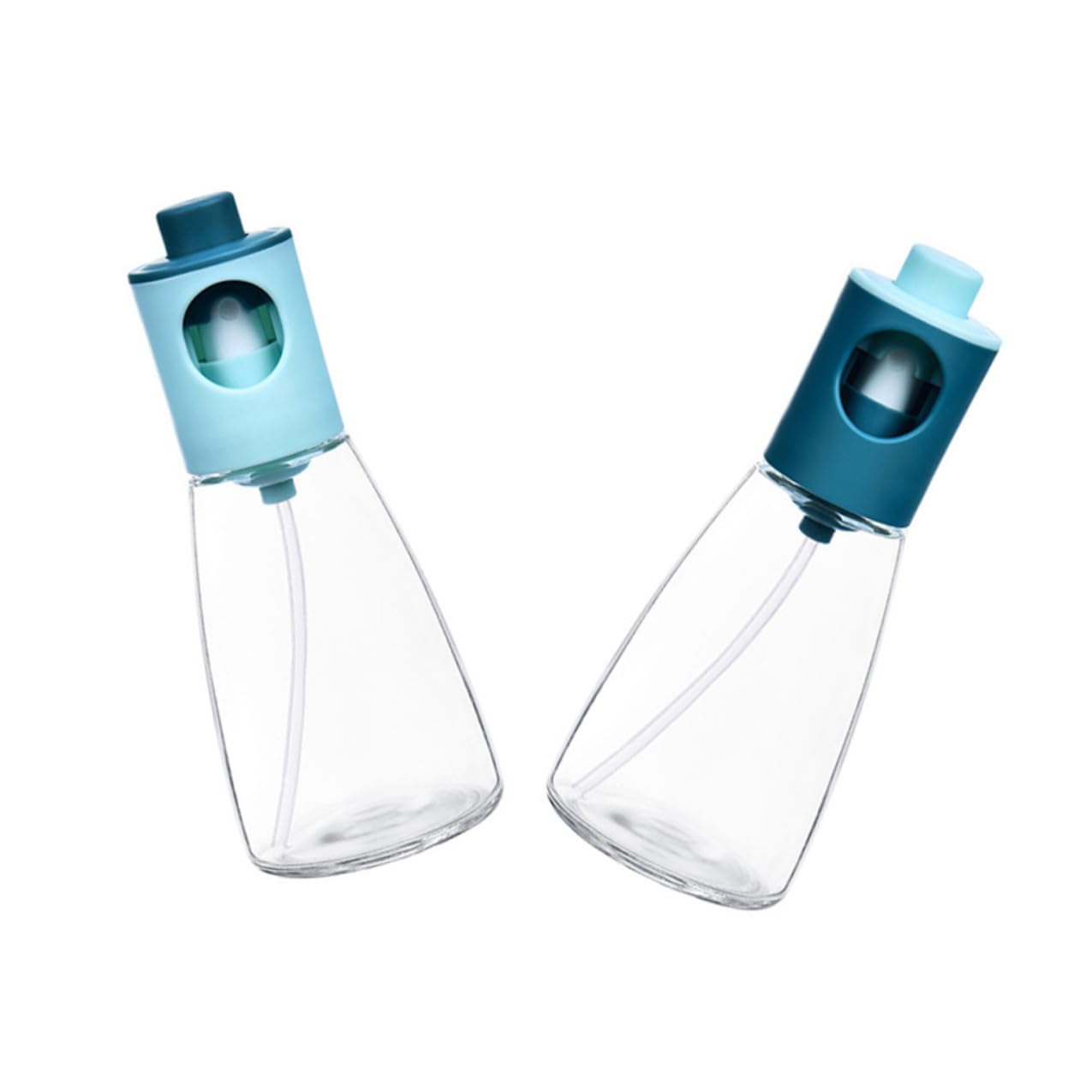 Pulverizador de aceite para cocina con diseño de vidrio transparente y spray fácil