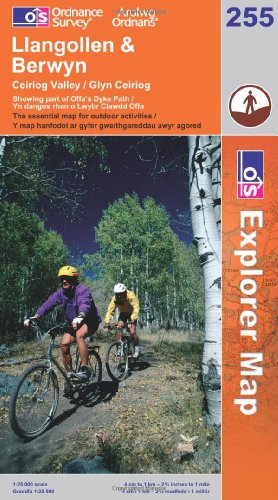 OS Explorer map 255 : Llangollen & Berwyn