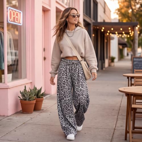 Barrel Sweatpants Women 2026 Wide Leg Baggy Pants Fall Lounge Pants - image 6