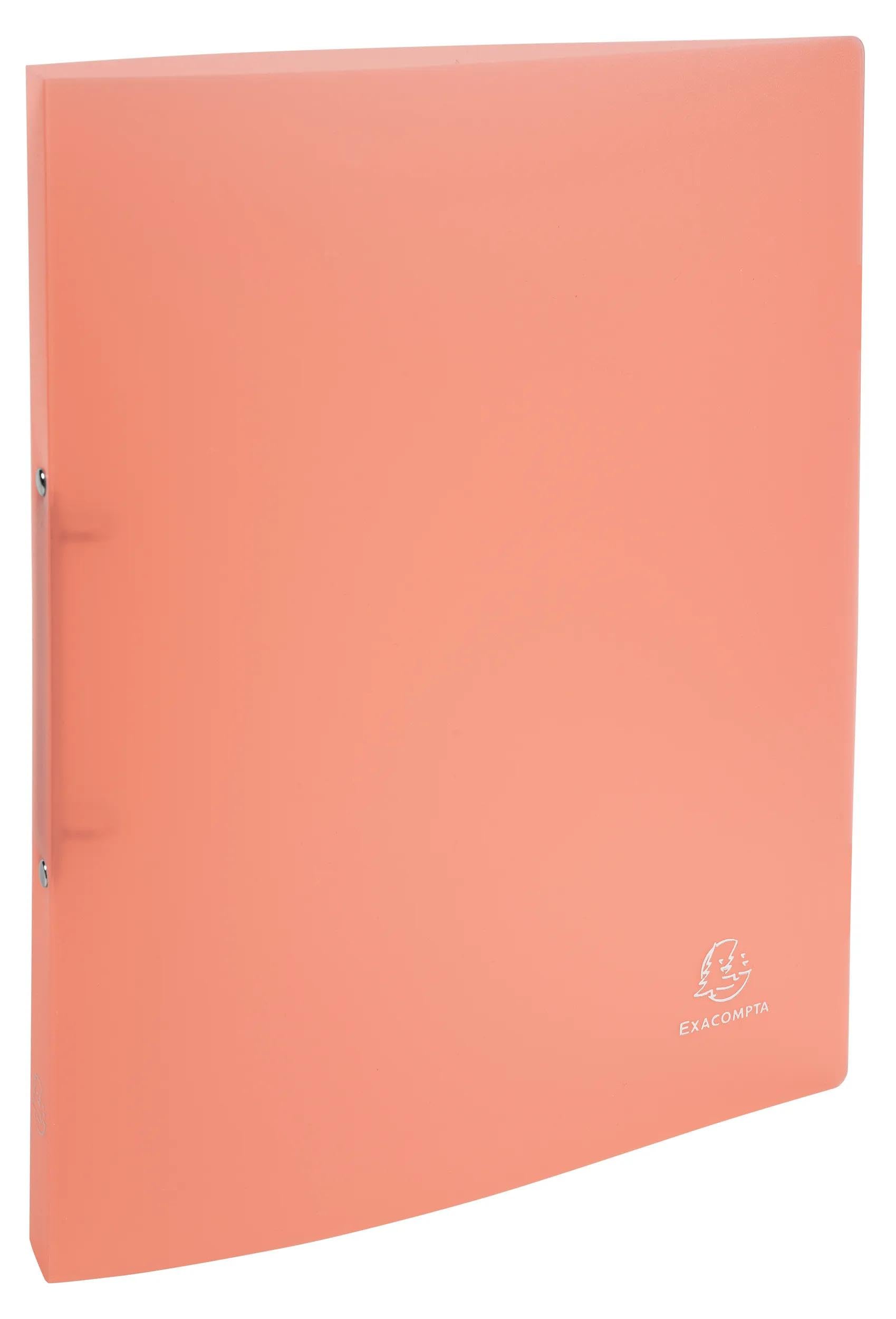 Exacompta - Rif. 54170E - Cartone da 20 raccoglitori cromalina, 2 anelli rotondi diametro 15 mm, dorso 20 mm, dimensioni esterne: 32 x 25 cm, formato A4, assortiti