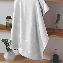 Toalhas de Rosto Bella Dohler para Bordado Cruz (3, 0000 - Branco, 80cm X 50cm)