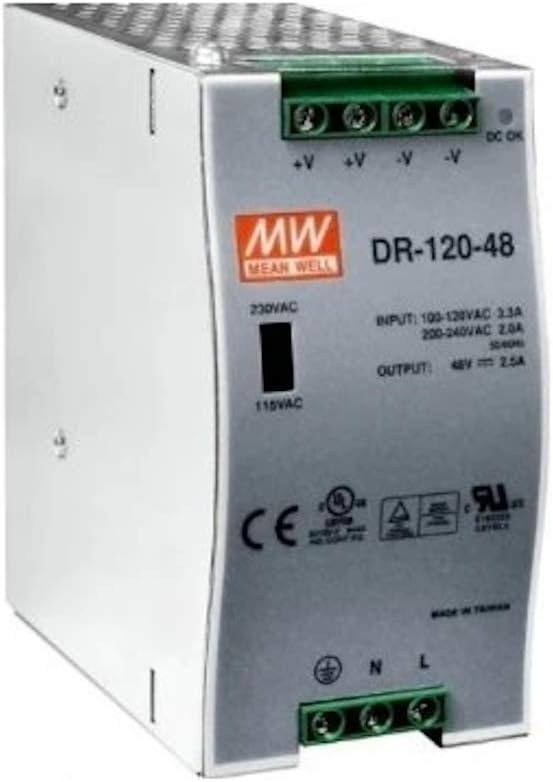 Mean Well DR-120-48 Din-Rail Power Supply