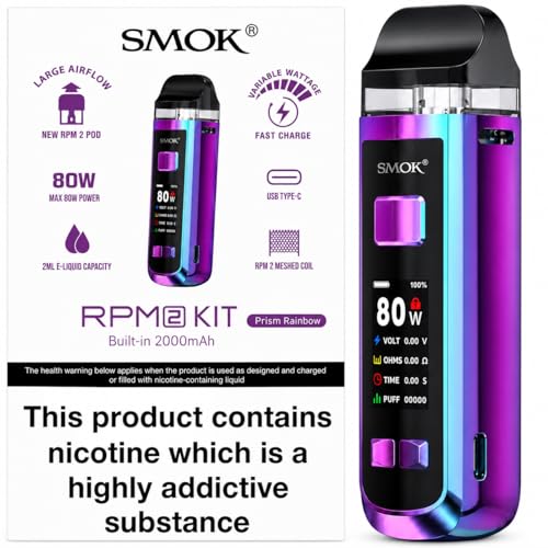 SMOK RPM 2 Pod Mod 80W Vape Starter Kit [Prism Rainbow]