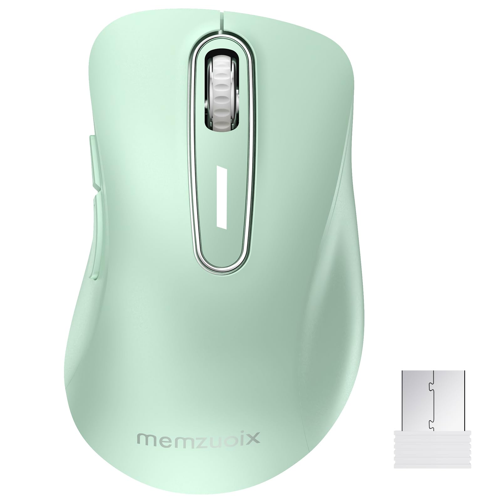 memzuoix 2.4G Wireless Mouse, 1400 DPI Mobile Optical Cordless Mouse with USB Receiver, Portable Computer Mice for Laptop, PC, Desktop, MacBook, 5 Buttons, Red — Amazon image 10