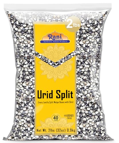 Rani Urid/Urad Whole Black (Matpe Beans with Skin) Indian Lentils 32oz (2lbs) 908g ~ All Natural | Gluten Friendly | Non-GMO | Kosher | Vegan | Indian Origin