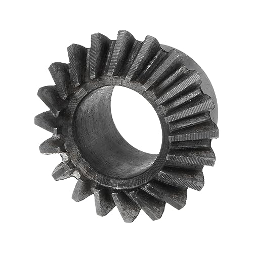 Image of HARFINGTON 2pcs Bevel Gear 1M 20 Teeth 15mm Shaft Hole 1:1 Tapered Bevel Pinion Gear 45# Steel 1.5 Module 90 Degree Steering Gear, for Hardware Mechanical Rotation