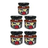 軽井沢ナチュラルストア ラー油の辛さと鮭の旨味が最高！ 旨辛 惣菜 食べるラー油 ラー油鮭ン(ラーユジャケン）5個セット