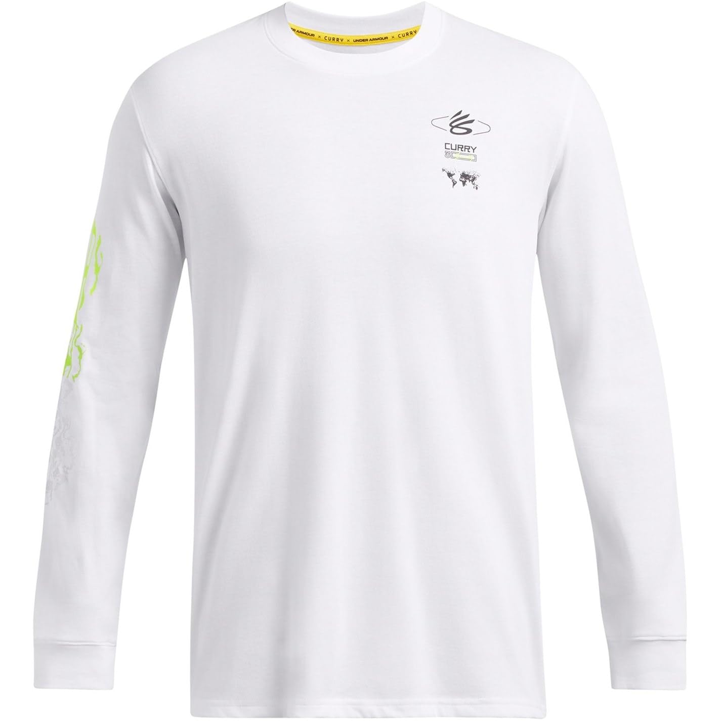 Under Armour Curry Verbiage - Camiseta de manga larga para hombre