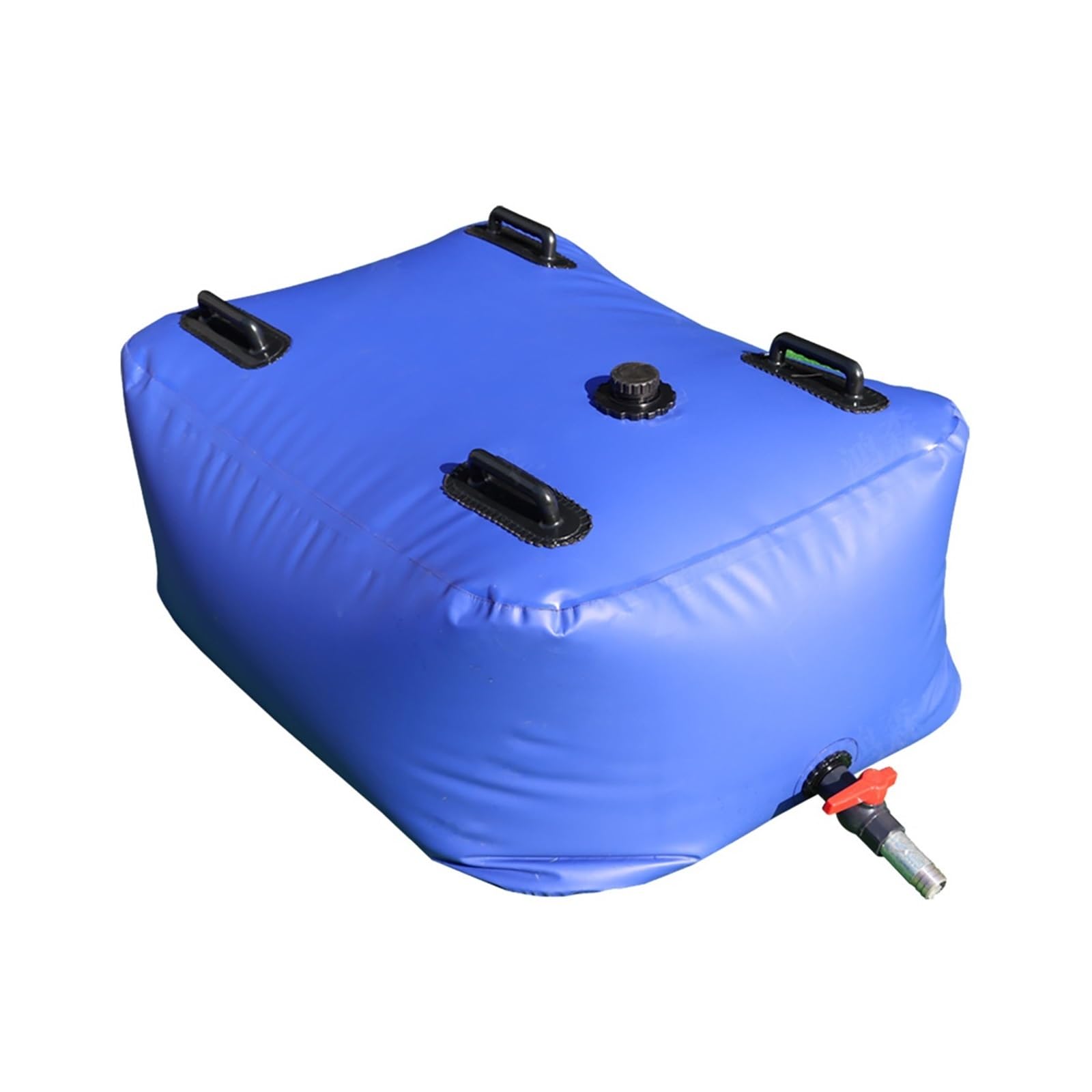 Bolsa de Almacenamiento de Agua Plegable de PVC 0.7mm, Depósito Flexible con Grifo, for Agricultura, Sequía, Obra, Camping, Antifuga