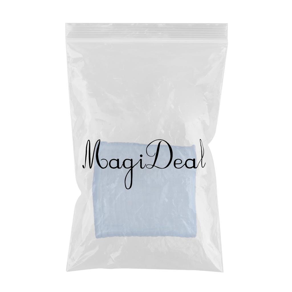 NIVAA Baby Handkerchief Gauze Nursing Towel Clean Infants Feeding Towel Light blue-image-39