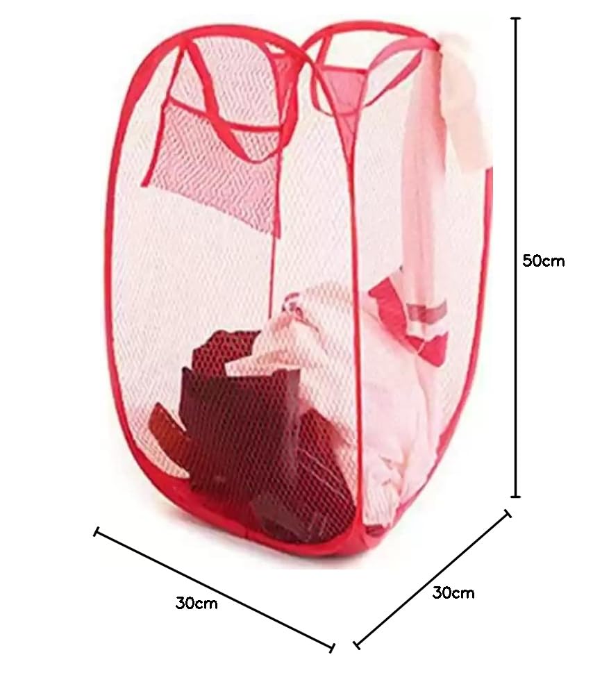 Image of Nylon Mesh Laundry Basket, 20Ltr (Multi)