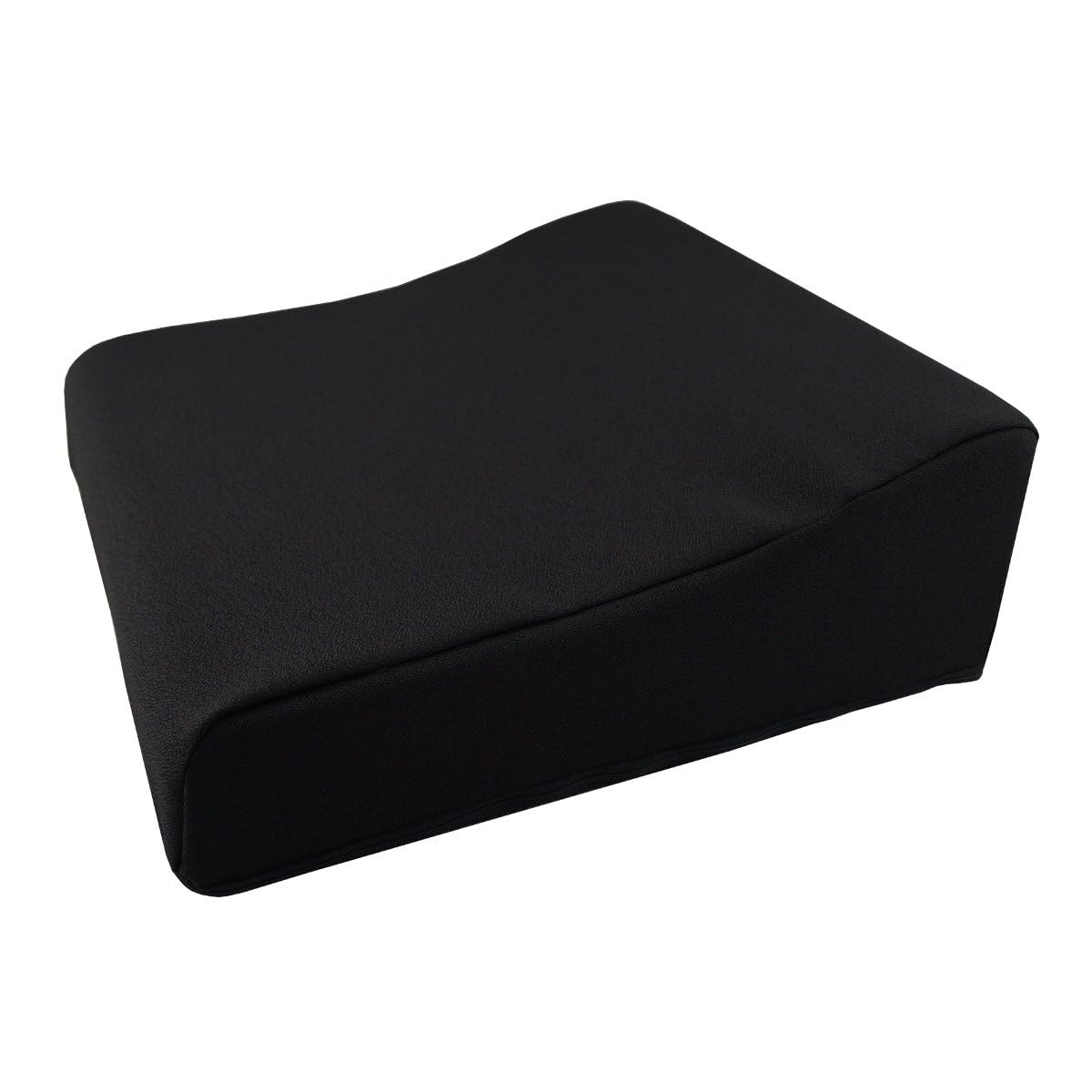 PrimoLiving Orthopädisches Memory-Schaum Sitzkissen – Feste Sitzerhöhung mit Ersatzbezug - Ergonomische 40x40x8/13 cm Aufstehhilfe