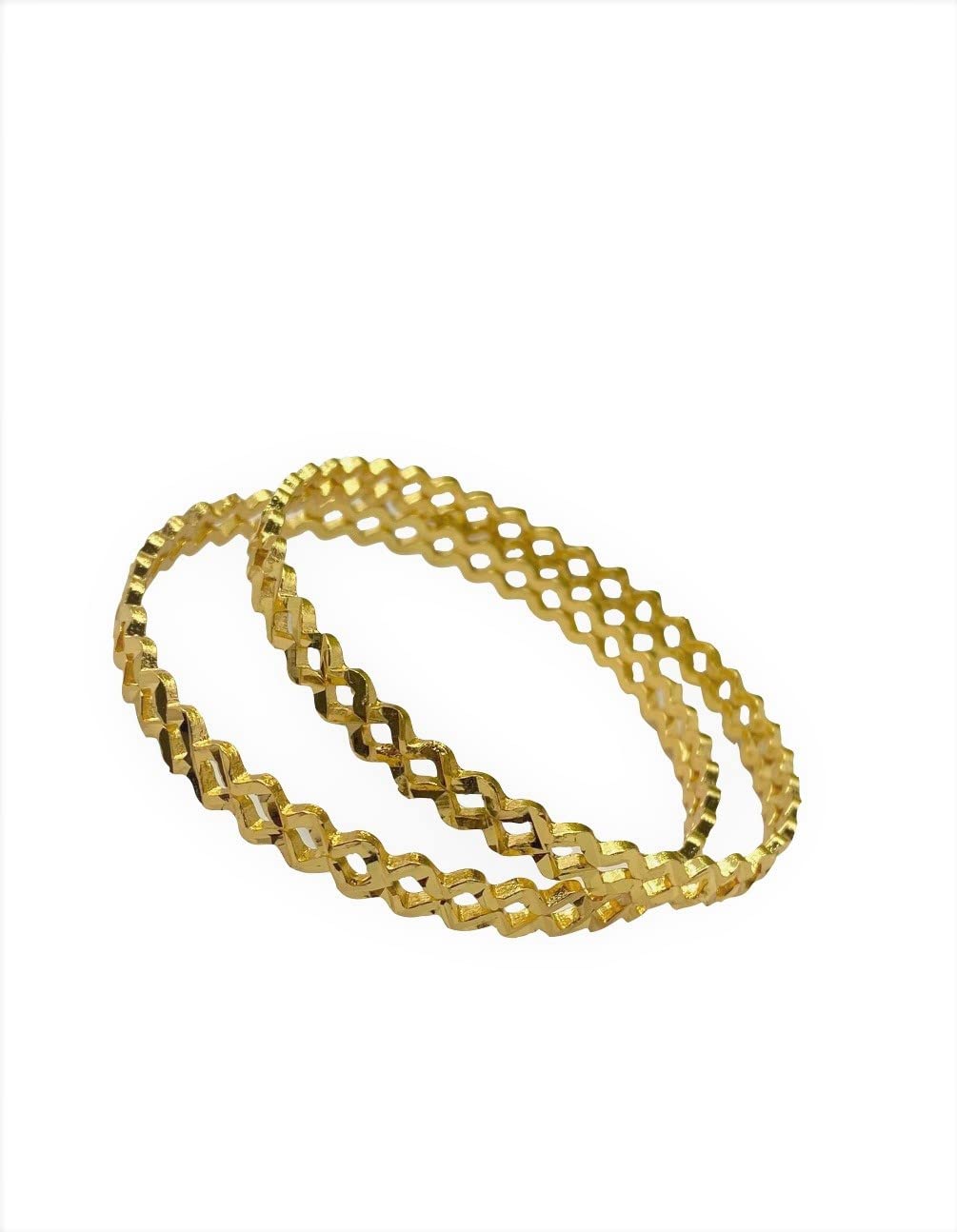 AARTISAI - Designer Gold Plated Bangles for Women, Girls and Kids Daily use (Y3493)