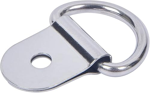 Miniatura 7 de 30 anillos en D pequeños, anillos en D de anclaje, anclaje pequeño para cargas en cajas, camiones, remolques de carga, remolques de caravana, barcos