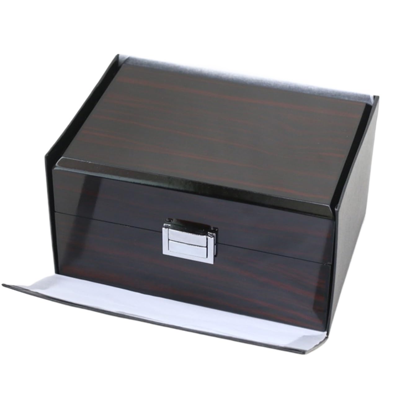 SHENJMAI Watch Box Wooden Watch Storage Box Piano Finish Lacquer Coating