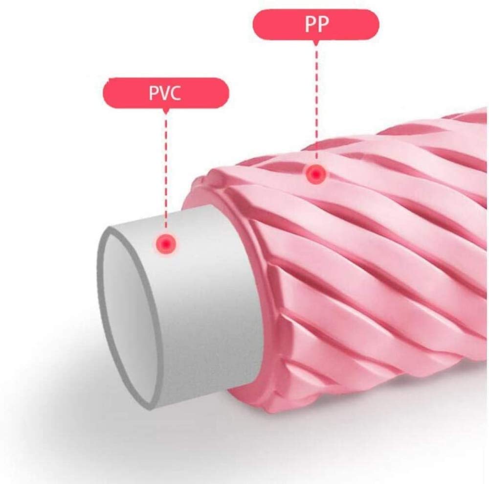 Massaggio Muscolare, Potente Foam Roller, Soluzione miofasciale di aderenze muscolari, Adatto per Yoga, Fitness, Pilates-Pink