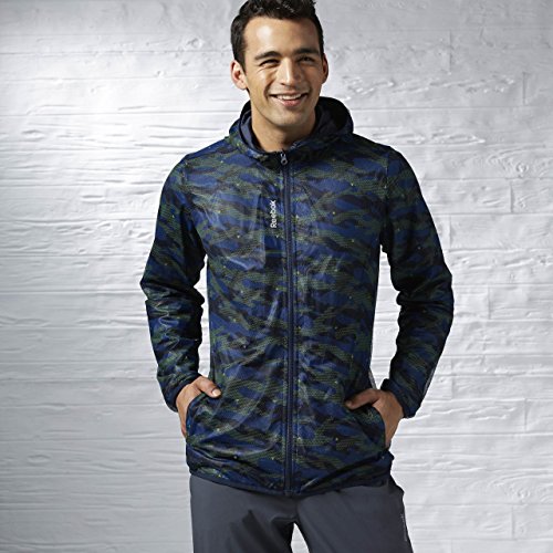 Buy Reebok Men's Track Jacket (4055015304793_AA4648_XL_Handy Blue) at