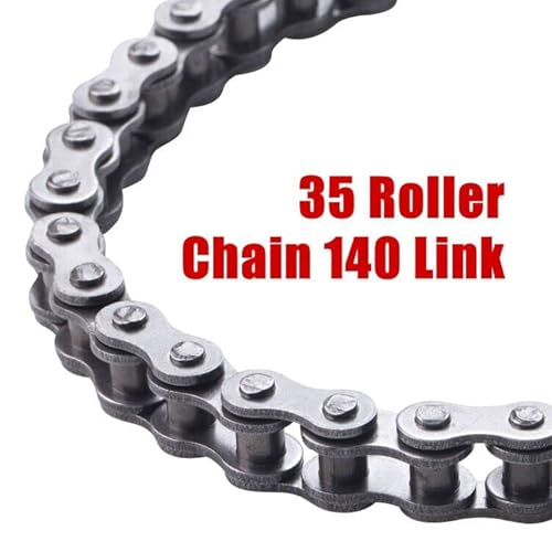 Cncmotok 35 Roller Chain 140 Link+ Chain Breaker, Fit For Coleman Ct200U Cc100X Baja Doodle Bug Blitz Dirt Bug Racer Motor Sports Db30 Harbor Freight Predator 212Cc Go Kart Cart Motovox Mini Bike #TOP5