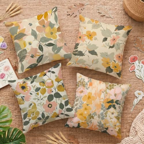 Housse de coussin 40x40cm imperméable double face pour canapé de terrasse - 2