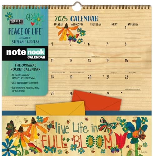 Calendrier WSBL Peace of Life 2025 Note Nook 25997007222
