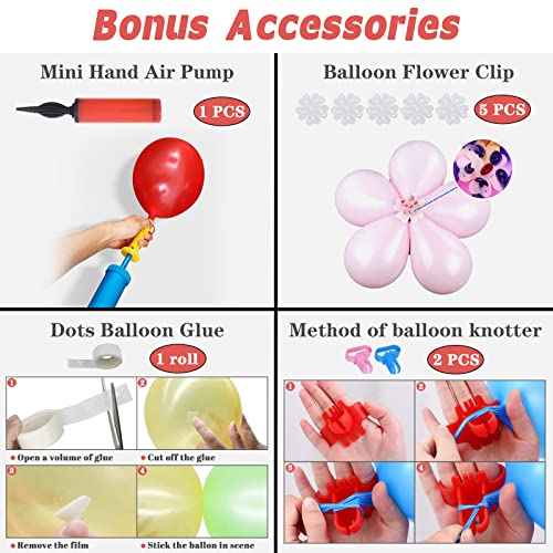 image for SAKOLLA Balloon Column Stand Kit with Base - 2 Set Balloon Tower Stand