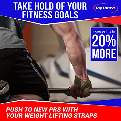Image of Rip Toned Lasso Lifting Straps for Weightlifting, 23 inch Padded