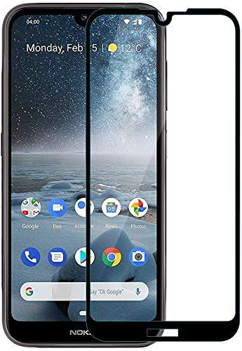 Image of KC PRODUCTS Tempered Glass Screen Protector Compatible For Nokia 4.2 Full Screen Coverage (Except Edge to Edge) and Free Complete Easy Installation kit.