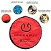 Hyper Pet Flippy Flopper Dog Frisbee Interactive Dog Toys [Flying Disc Fetch Toy Floats in Water & Safe on Teeth] (Colors Will Vary), Multicolor, 9
