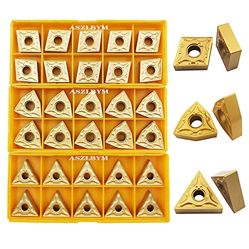 Aszlbym 01 30Pcs Cnmg 431 + Wnmg 431 + Tnmg 331 Cnc Lathe Indexable Solid Carbide Turning Insert Blade thumb #5