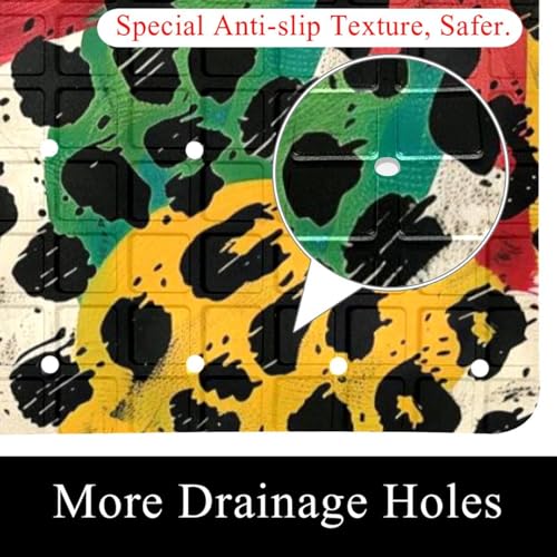 Tapis de bain séchage rapide à ventouses et drainage optimal - 3