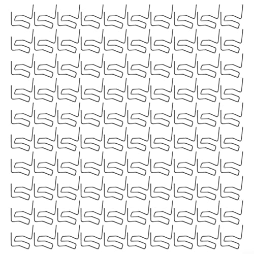 Grapas calientes de acero inoxidable para kit de reparación de soldadura de plástico, 100 grapas de soldadura precortadas de 0,6 mm y 0,8 mm, compatibles con parachoques de coche, ABS, (A)
