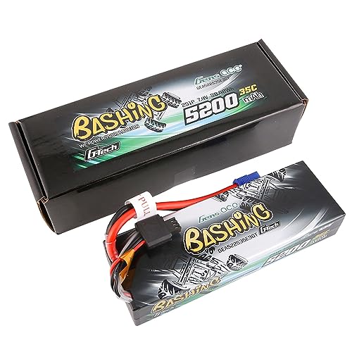Gens ace G-Tech Bashing 5200mAh 7.4V 35C 2S Lipo Battery Hardcase 24# with EC3 Plug