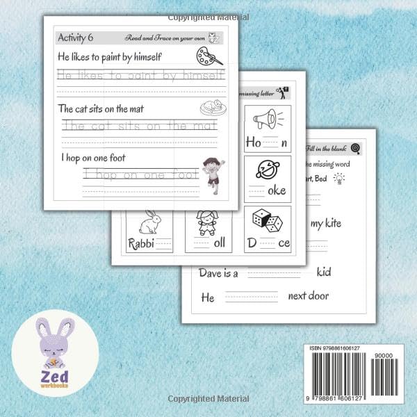 Writing Activities For kids with Dysgraphia: Creative Writing Exercises with Easy-to-Read Fonts For Children to Improve Their Handwriting Skills, Sentences Workbook for Kids - Image 2