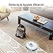 Shark AI Ultra Voice Control Robot Vacuum with Matrix Clean Navigation, Home Mapping, 60-Day Capacity, XL Self-Empty Base for Homes with Pets, Carpet & Hard Floors, Cool Grey