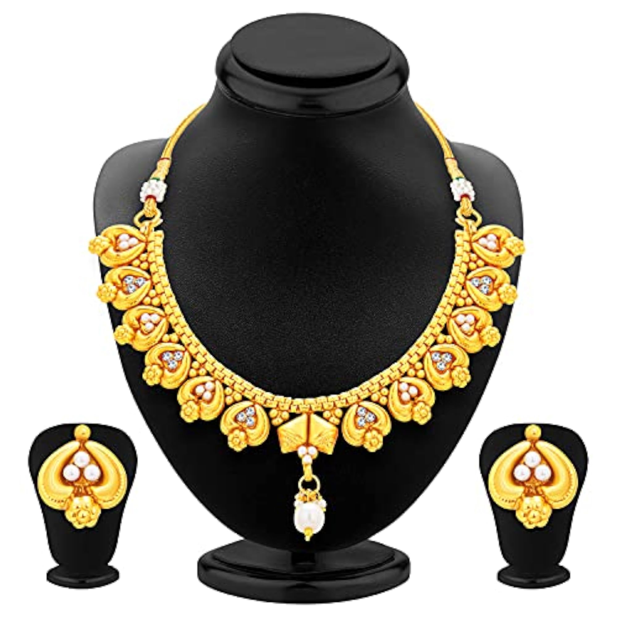 Elegant Plated Necklace Set For Women