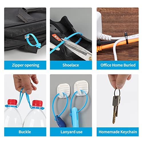 Image of XINGO 1000 PCS White Zip Ties 12 Inch, 60 LBS Tensile Strength, Self-Locking Nylon Plastic Nylon PA66 Wire Ties for Indoor and Outdoor Use