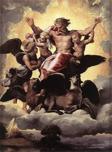 Tableaux d'Art de Raphaël sur toile haut de gamme pour salon élégant 60x90