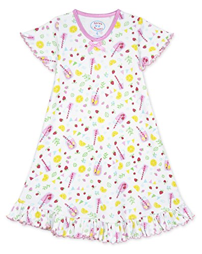 Sara's Prints Girls' Short Sleeve Nightgown