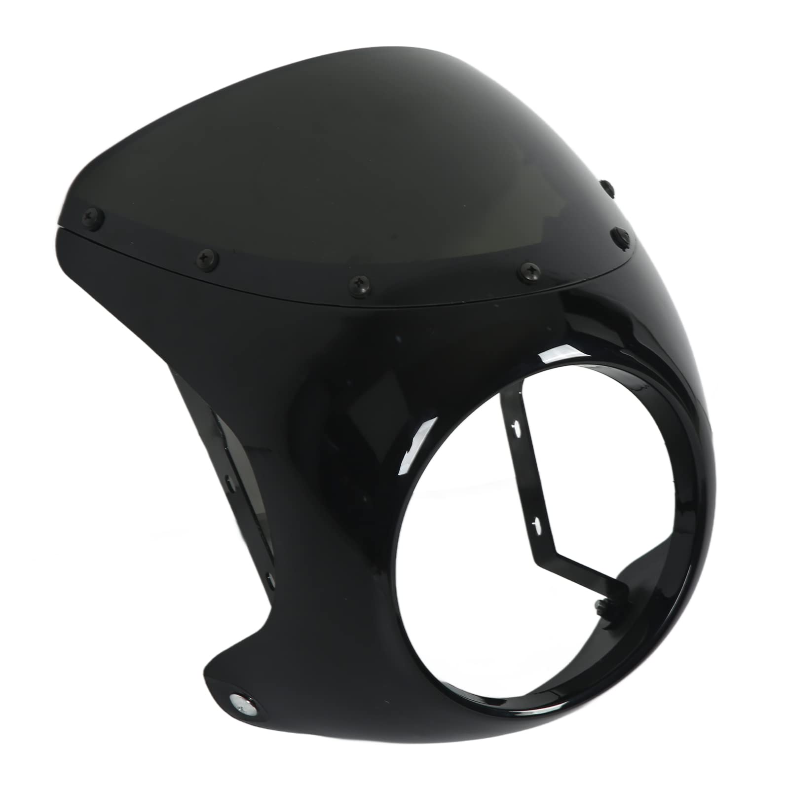 Keenso 7in Motorcycle Headlight Fairing Protective Windshield Universal - View #3