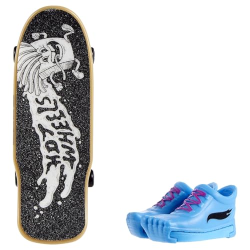 Hot Wheels Mini Skateboard with Shoes 10 cm - Assorted Models
