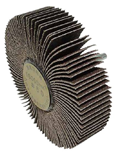 Yanase Flap Wheel with Shaft 60#6 YUF10025 (Pack of 5)