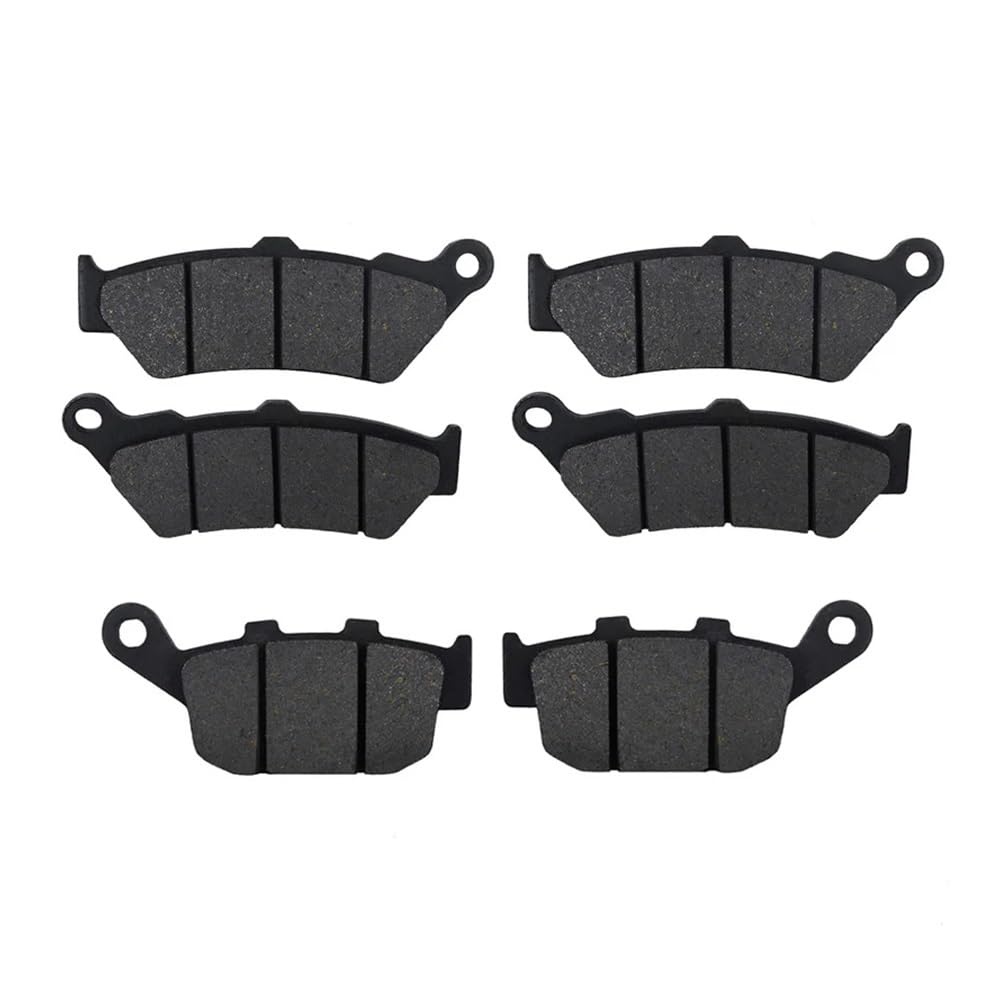 Moto Pastillas Freno Compatible Con Honda NT650V NTV650 DEAUVILLE 650 1998 1999 2000 2001 Pastillas Freno Delanteras Traseras Motocicleta(Parte delantera y trasera)