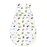  Odenwälder 1336-1308 Gr. 60cm Jersey-Schlafsack Prima Klima weiß-violett